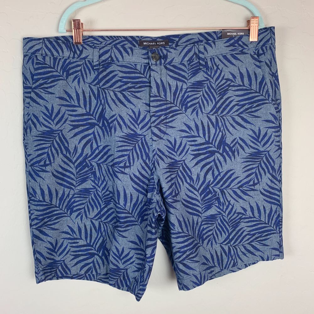 Michael Kors Midnight Blue Shorts Size W38 NWT